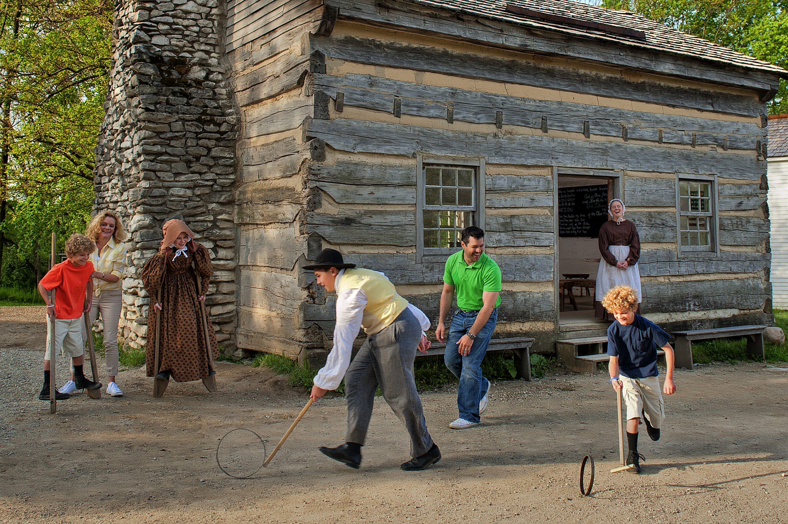 This Indiana Living History Museum Lets You Step Into the 1830s and Have a Real Conversation With It